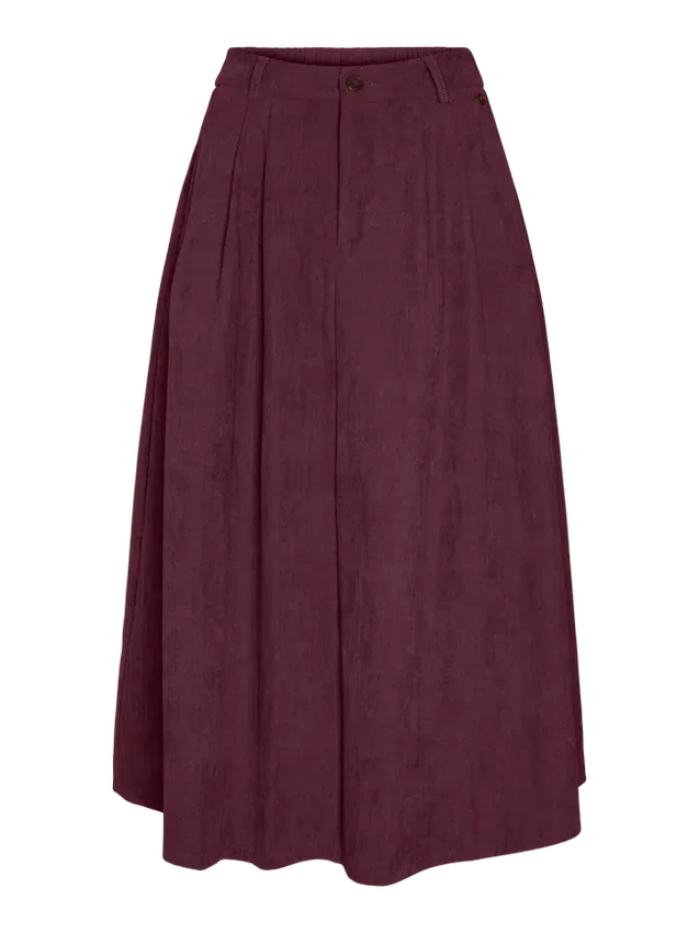Vmvienna High Waist Corduroy Midi Skirt Vmvienna High Waist Corduroy Midi Skirt