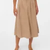 Vmvienna High Waist Corduroy Midi Skirt