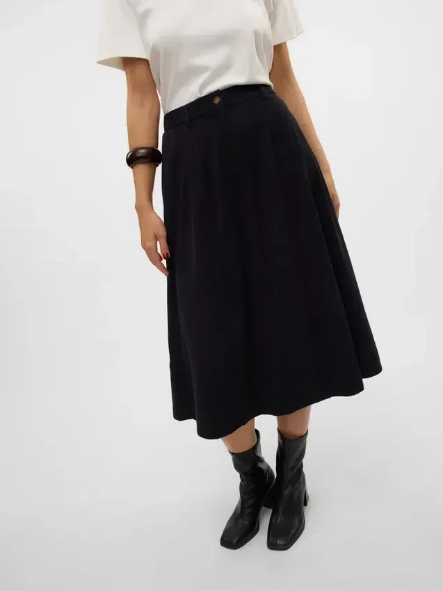 Vmvienna High Waist Corduroy Midi Skirt Vmvienna High Waist Corduroy Midi Skirt