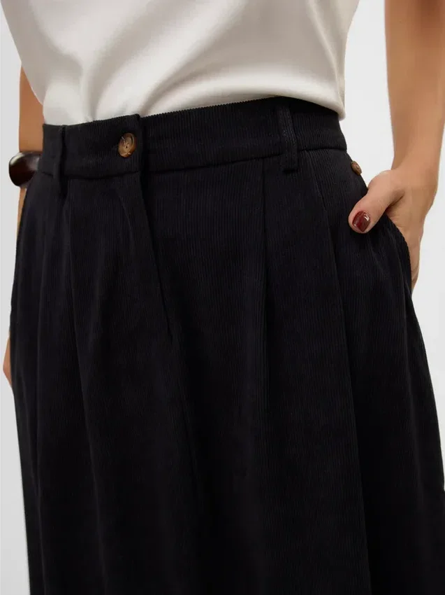 Vmvienna High Waist Corduroy Midi Skirt Vmvienna High Waist Corduroy Midi Skirt