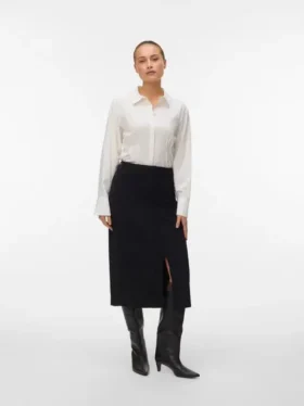 Vmvilja Corduroy High Waist Midi Skirt