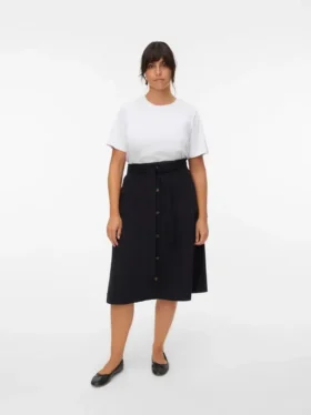 Vmvilja Corduroy High Waist Midi Skirt