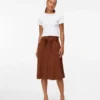 Vmvilja Corduroy High Waist Midi Skirt