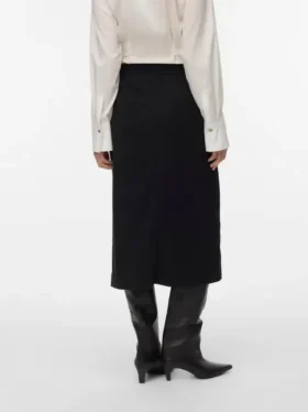 Vmvilja Corduroy High Waist Midi Skirt