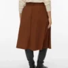 Vmvilja Corduroy High Waist Midi Skirt