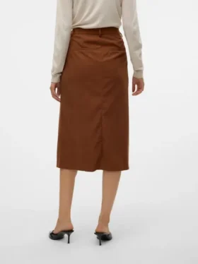 Vmvilja Corduroy High Waist Midi Skirt