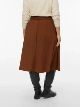 Vmvilja Corduroy High Waist Midi Skirt