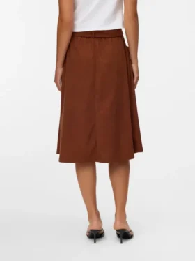 Vmvilja Corduroy High Waist Midi Skirt