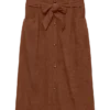 Vmvilja Corduroy High Waist Midi Skirt