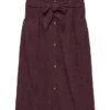 Vmvilja Corduroy High Waist Midi Skirt