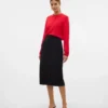 Vmvilja Corduroy High Waist Midi Skirt