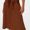 Vmvilja Corduroy High Waist Midi Skirt