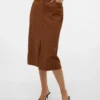 Vmvilja Corduroy High Waist Midi Skirt