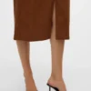 Vmvilja Corduroy High Waist Midi Skirt