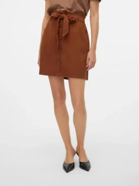 Vmvilja Corduroy High Waist Short Skirt