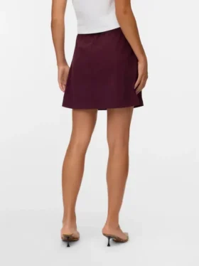 Vmvilja Corduroy High Waist Short Skirt