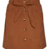 Vmvilja Corduroy High Waist Short Skirt