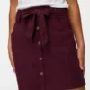 Vmvilja Corduroy High Waist Short Skirt