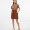 Vmvilja Corduroy High Waist Short Skirt