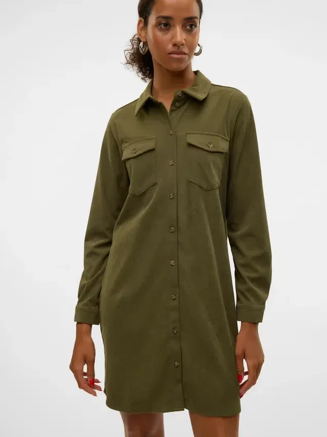 Vmvilja Corduroy Short Dress Vmvilja Corduroy Short Dress