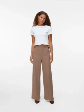 Vmvilja High Waist Corduroy Trousers