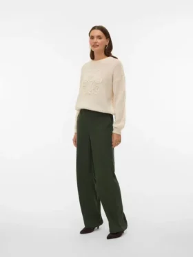 Vmvilja High Waist Corduroy Trousers