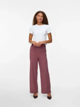 Vmvilja High Waist Corduroy Trousers