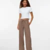 Vmvilja High Waist Velvet Trousers