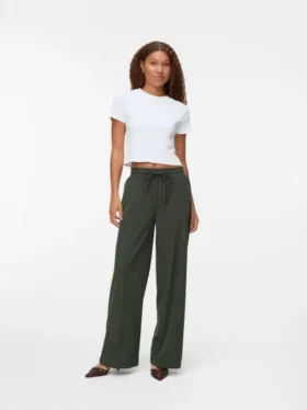 Vmvilja High Waist Velvet Trousers