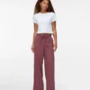 Vmvilja High Waist Velvet Trousers