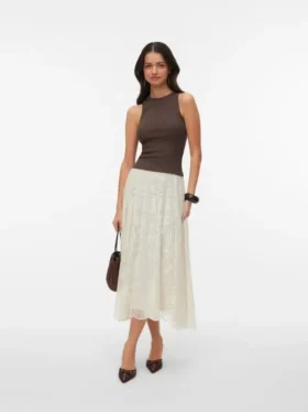 Vmviola High Waist Long Skirt