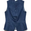 Vmvita Denim Waistcoat