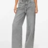 Vmwien Mid Rise Wide Leg Fit Jeans