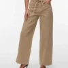 Vmwien Mid Rise Wide Leg Fit Jeans