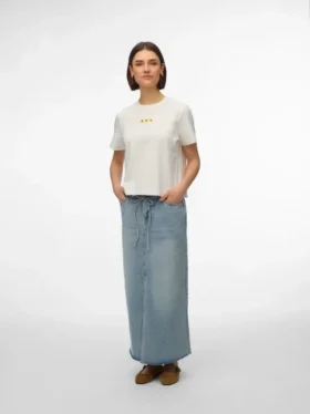 Vmwien Mid Waist Midi Skirt