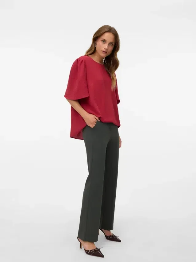 Vmzamira Mid Waist Trousers Vmzamira Mid Waist Trousers