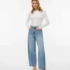 Vmzelda High Rise Barrel Fit Jeans
