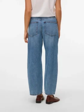 Vmzelda High Rise Barrel Fit Jeans