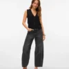 Vmzelda High Rise Barrel Fit Jeans