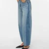 Vmzelda High Rise Barrel Fit Jeans