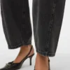 Vmzelda High Rise Barrel Fit Jeans