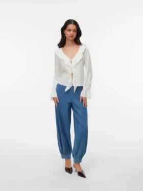 Vmzelena Mid Rise Trousers