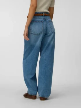 Vmzoe Mid Rise Barrel Fit Jeans